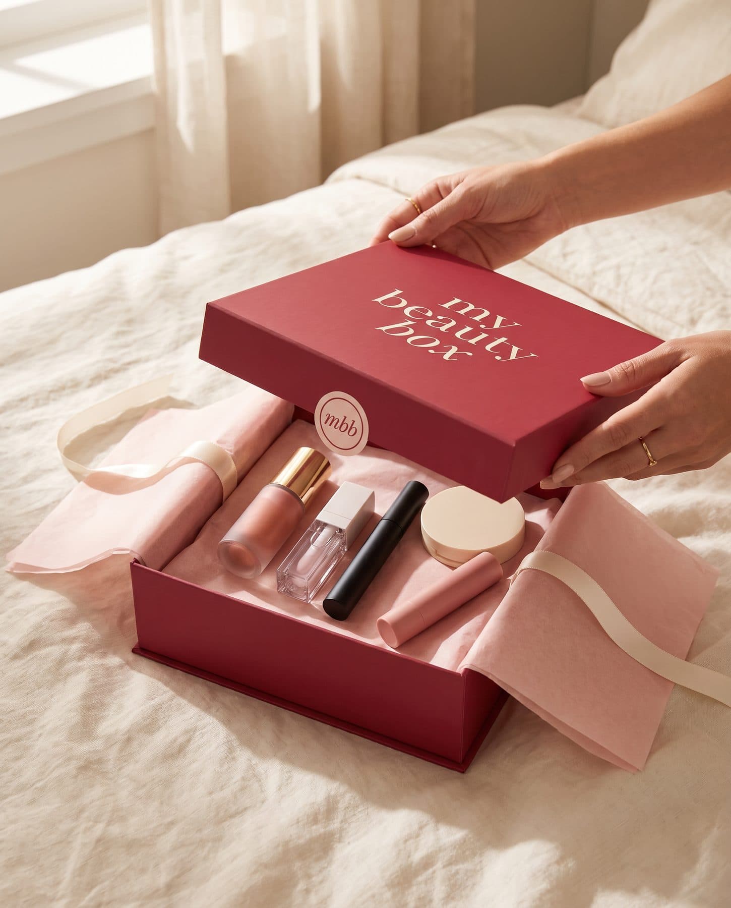 Ouverture d'une box My Beauty Box remplie de produits de maquillage
